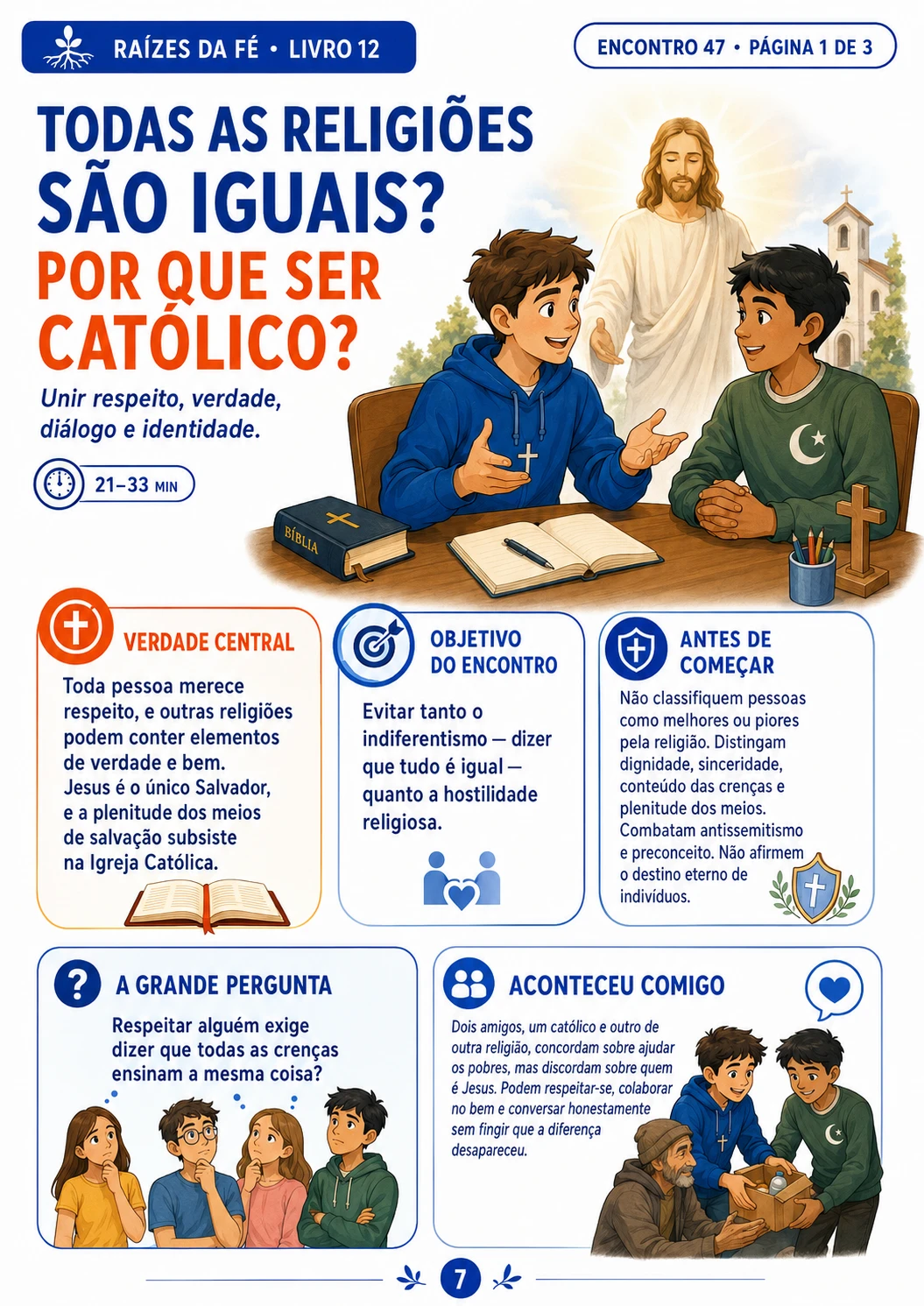 Encontro Respeito, verdade e identidade católica